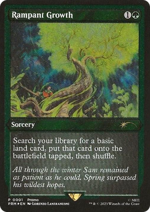 0001 Rampant Growth (Foil Etched) P WPN & Gateway Promos