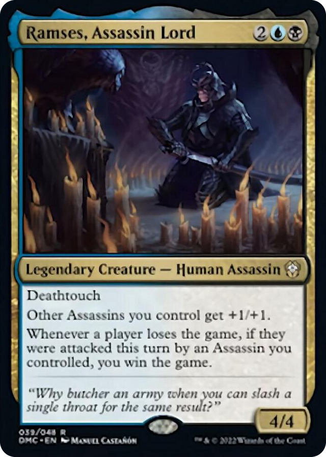 0039 Ramses, Assassin Lord R Commander: Dominaria United