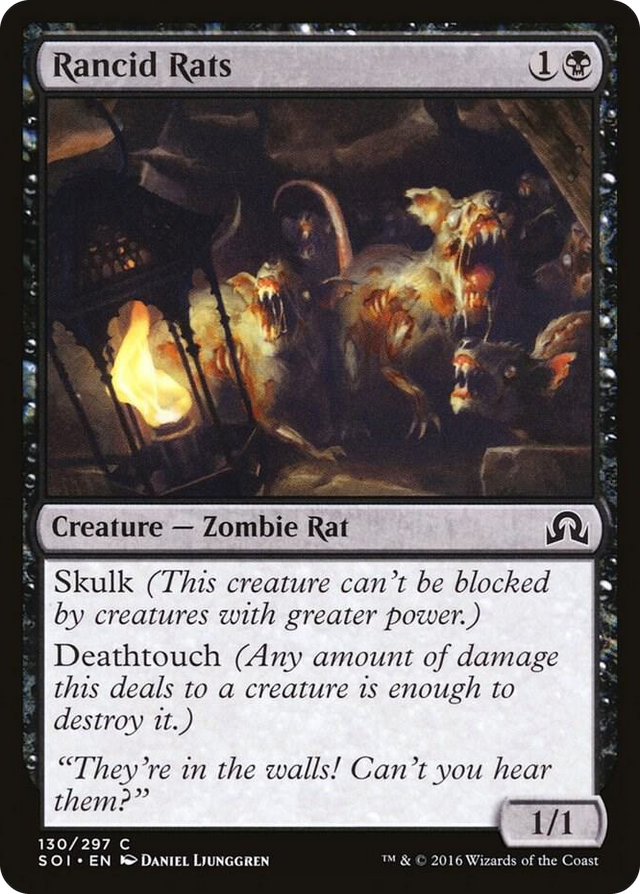 0130 Rancid Rats C Shadows over Innistrad