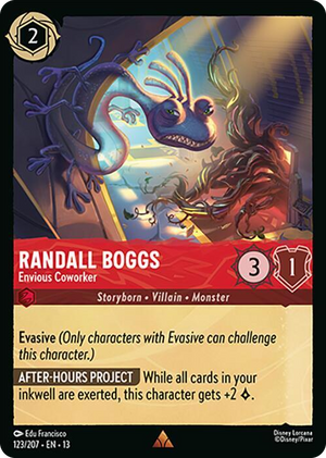 0123 Randall Boggs - Envious Coworker Rare Attack of the Vine!