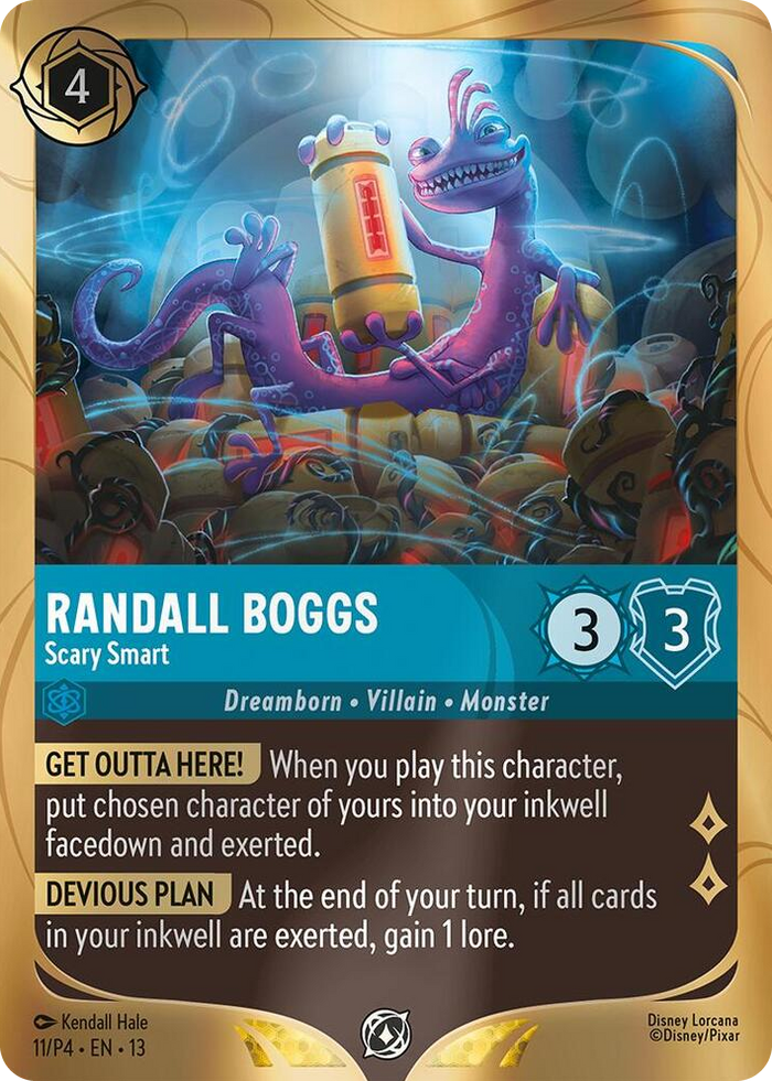 Randall Boggs - Scary Smart #11 Promo - Disney Lorcana Promo Cards Pokemon card