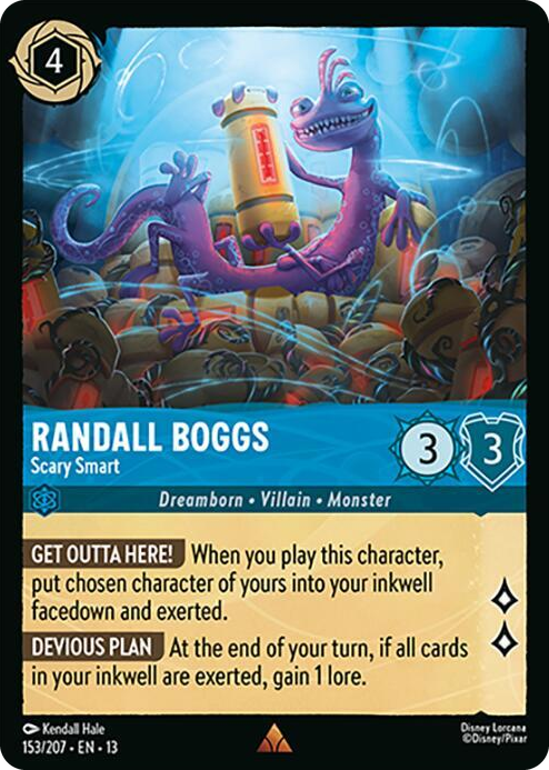 0153 Randall Boggs - Scary Smart Rare Attack of the Vine!