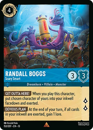 0153 Randall Boggs - Scary Smart Rare Attack of the Vine!