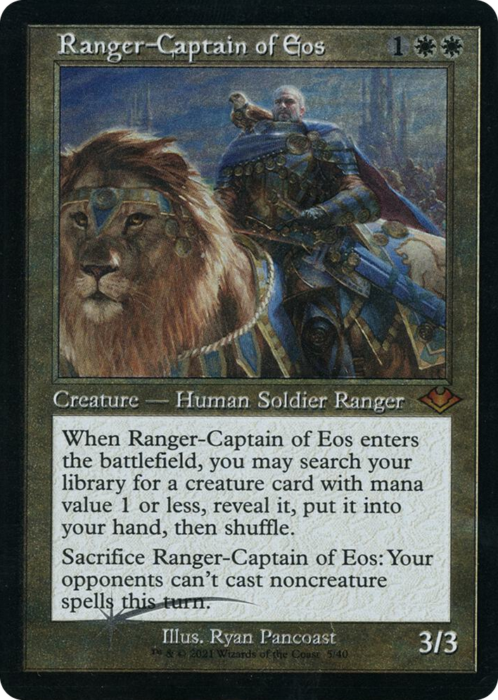 0005 Ranger-Captain of Eos (Retro Frame) (Foil Etched) M Modern Horizons