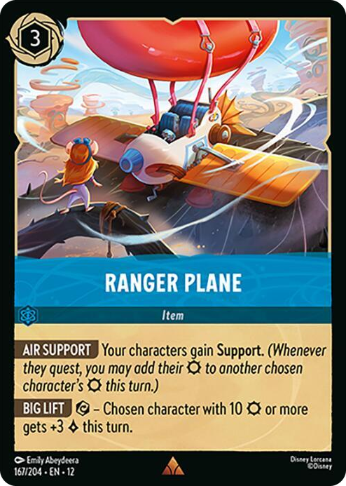 0167 Ranger Plane Rare Wilds Unknown