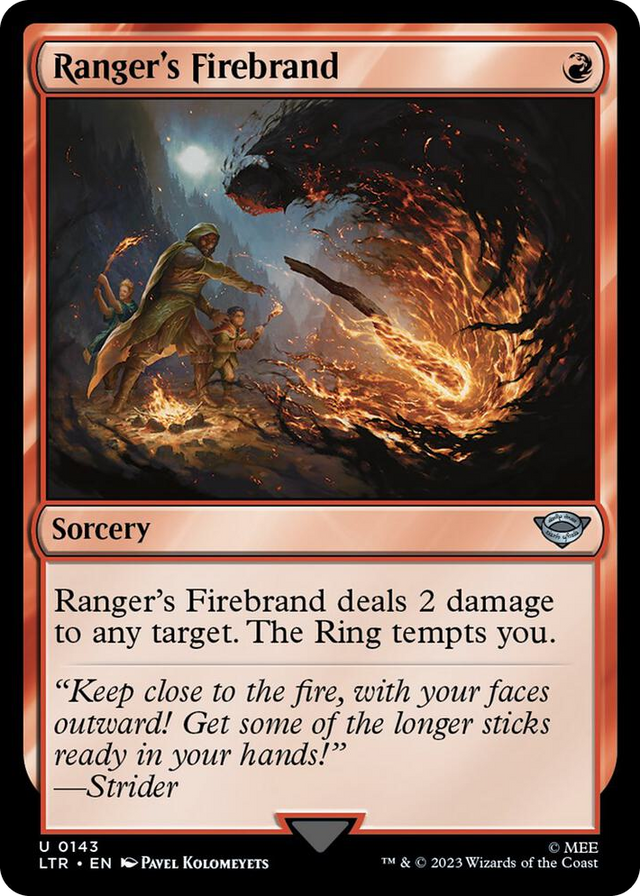 0143 Ranger's Firebrand U Universes Beyond: The Lord of the Rings: Tales of Middle-earth