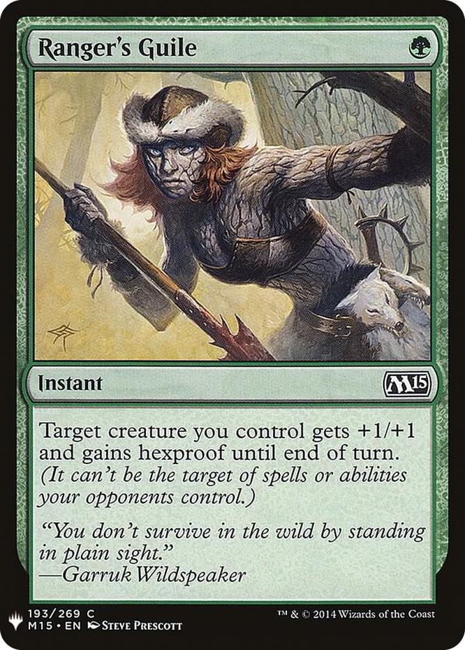 0193 Ranger's Guile C The List Reprints
