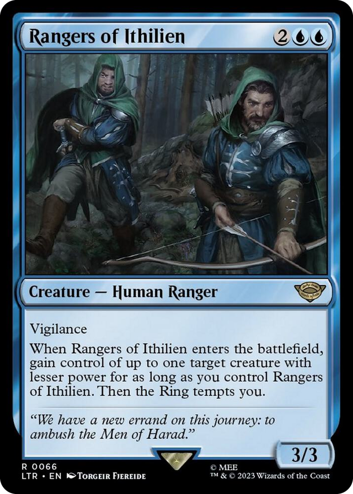 Rangers of Ithilien #66 R - Universes Beyond: The Lord of the Rings: Tales of Middle-earth Pokemon card