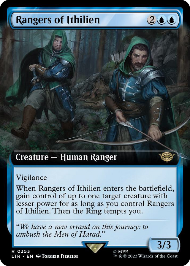 0353 Rangers of Ithilien (Extended Art) R Universes Beyond: The Lord of the Rings: Tales of Middle-earth