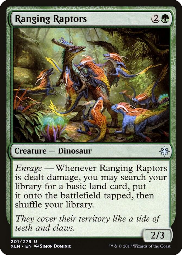 0201 Ranging Raptors U Ixalan