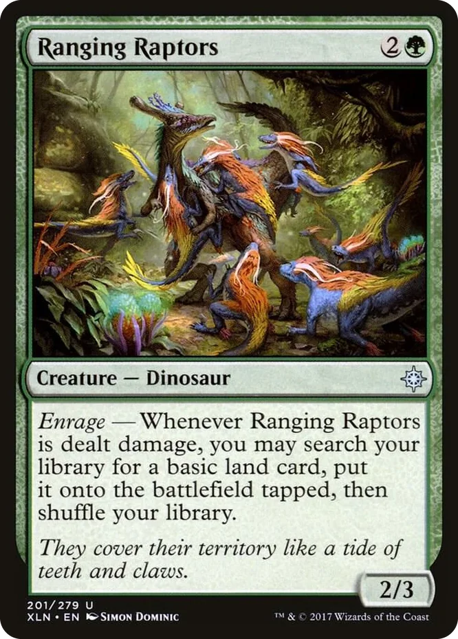 0201 Ranging Raptors U Ixalan