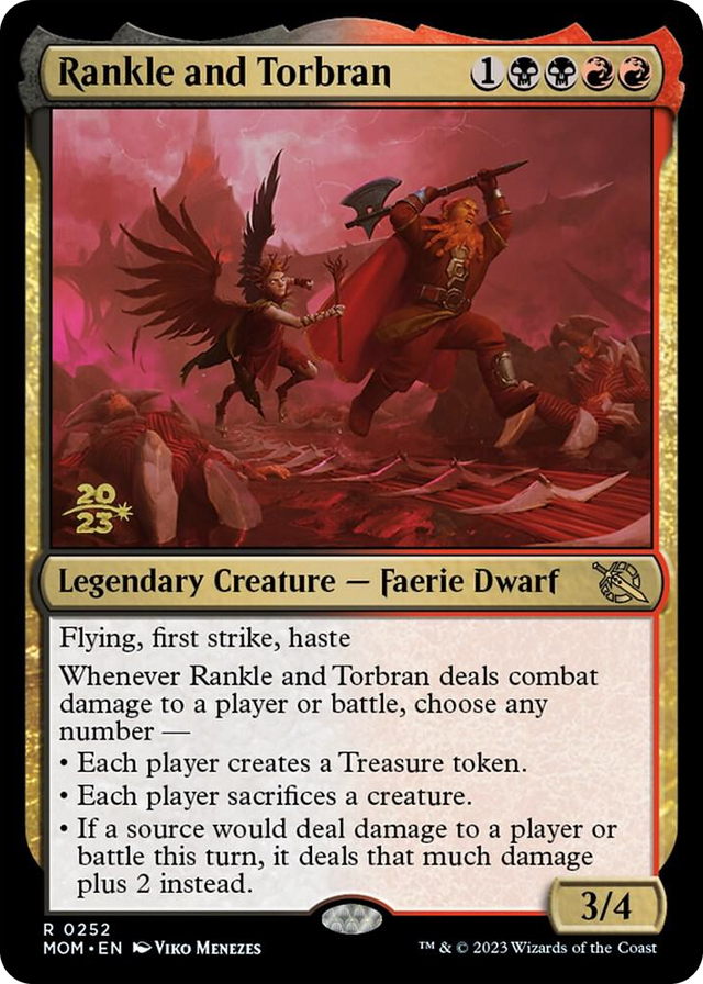 0252 Rankle and Torbran R Prerelease Cards