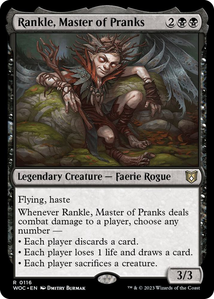 Rankle, Master of Pranks #116 R - Commander: Wilds of Eldraine Pokemon card