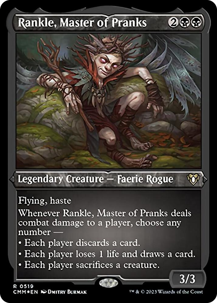 0519 Rankle, Master of Pranks (Foil Etched) R Commander Masters