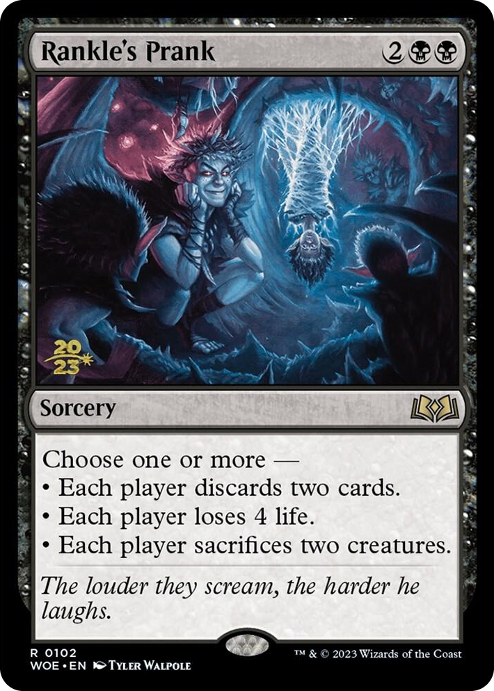 0102 Rankle's Prank R Prerelease Cards