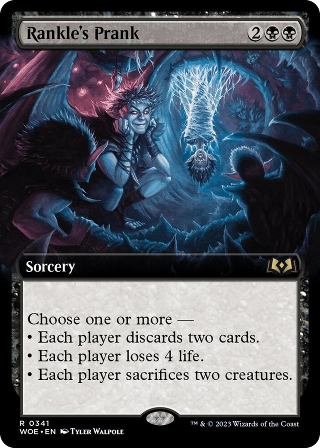 0341 Rankle's Prank (Extended Art) R Wilds of Eldraine