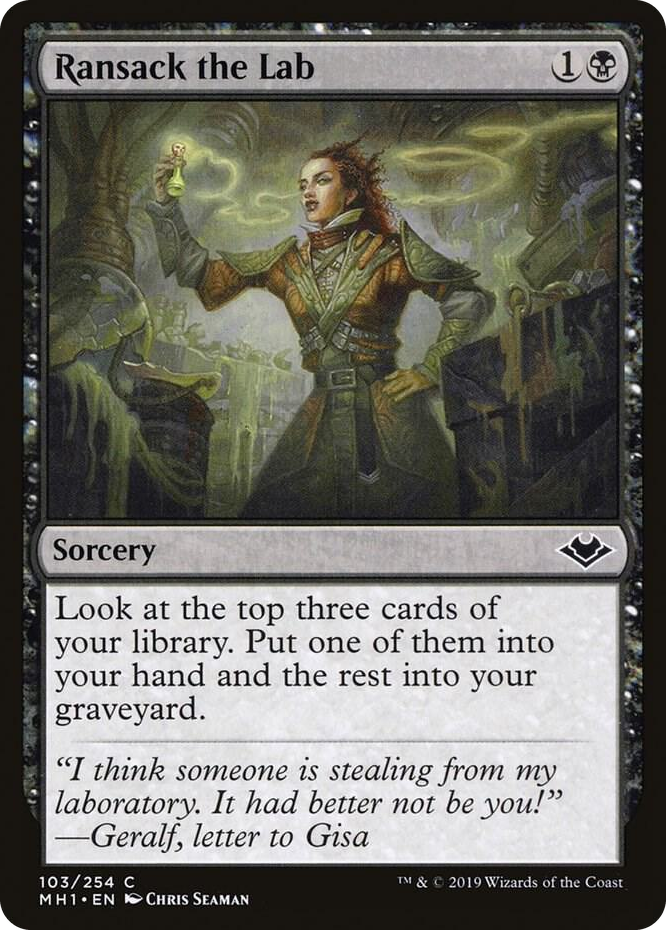 0103 Ransack the Lab C Modern Horizons