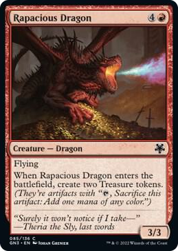 0085 Rapacious Dragon U Magic Game Night: Free-For-All
