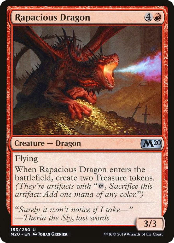 0153 Rapacious Dragon U Core Set 2020