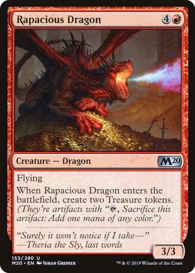 0153 Rapacious Dragon U Core Set 2020