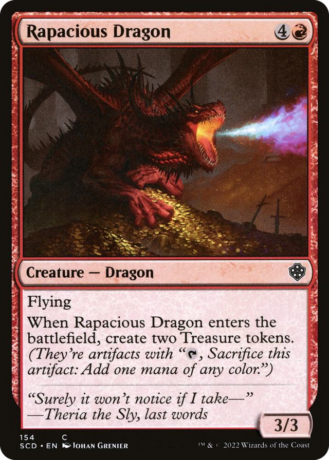 0154 Rapacious Dragon C Starter Commander Decks