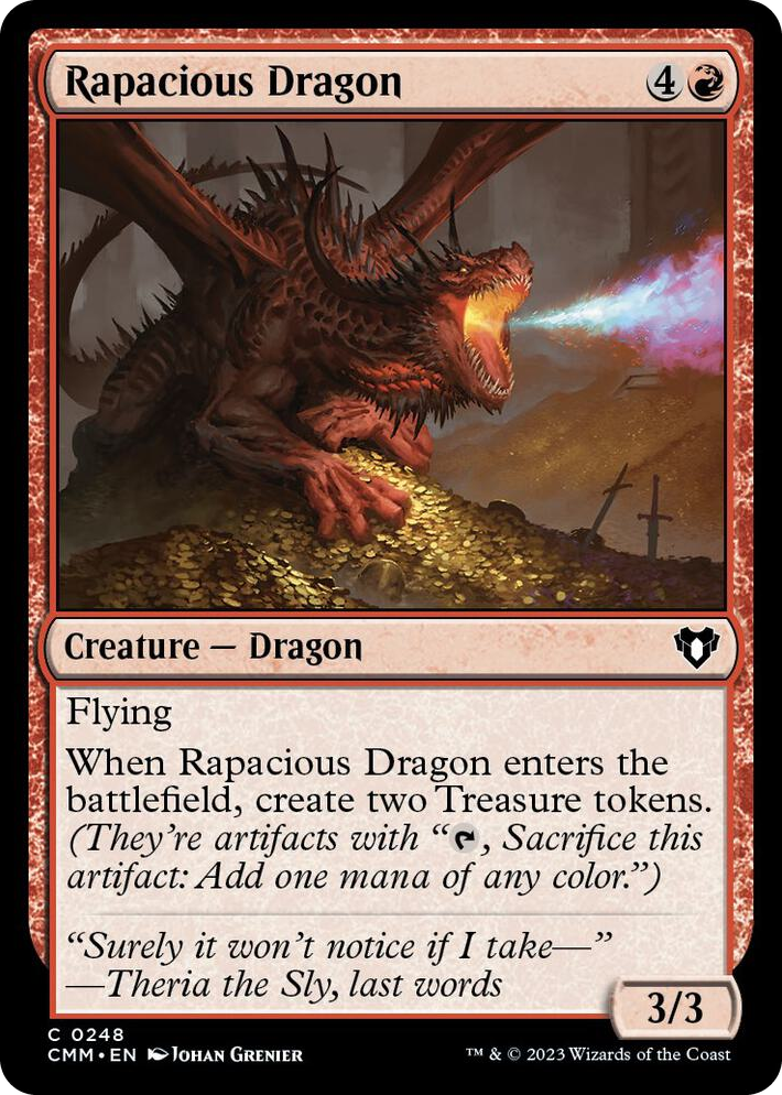 0248 Rapacious Dragon C Commander Masters