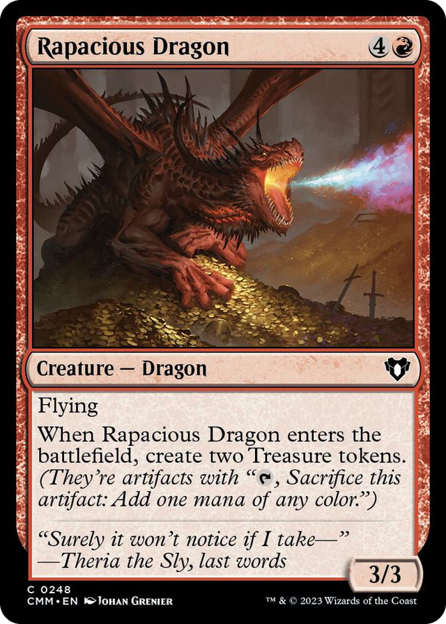 0248 Rapacious Dragon C Commander Masters
