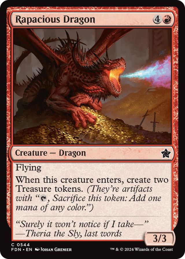 0544 Rapacious Dragon C Foundations