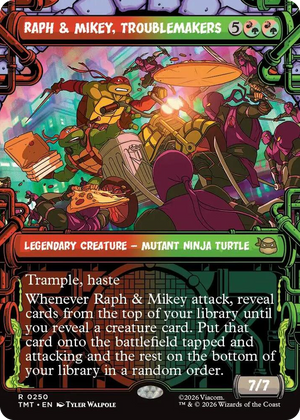 0250 Raph & Mikey, Troublemakers (Showcase) R Teenage Mutant Ninja Turtles