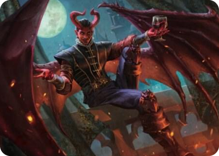 0040 Raphael, Fiendish Savior Art Card (40/81) S Art Series: Commander Legends: Battle for Baldur's Gate