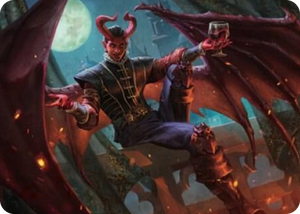 0040 Raphael, Fiendish Savior Art Card (40/81) S Art Series: Commander Legends: Battle for Baldur's Gate