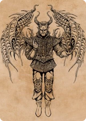 0075 Raphael, Fiendish Savior Art Card (75/81) S Art Series: Commander Legends: Battle for Baldur's Gate
