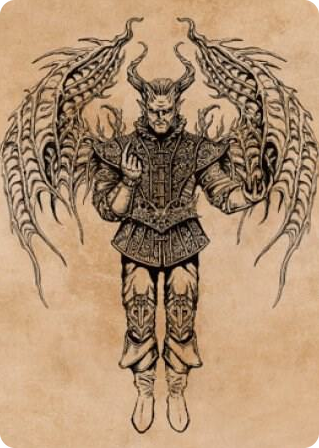 0075 Raphael, Fiendish Savior Art Card (75/81) S Art Series: Commander Legends: Battle for Baldur's Gate