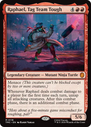0118 Raphael, Tag Team Tough M Commander: Teenage Mutant Ninja Turtles