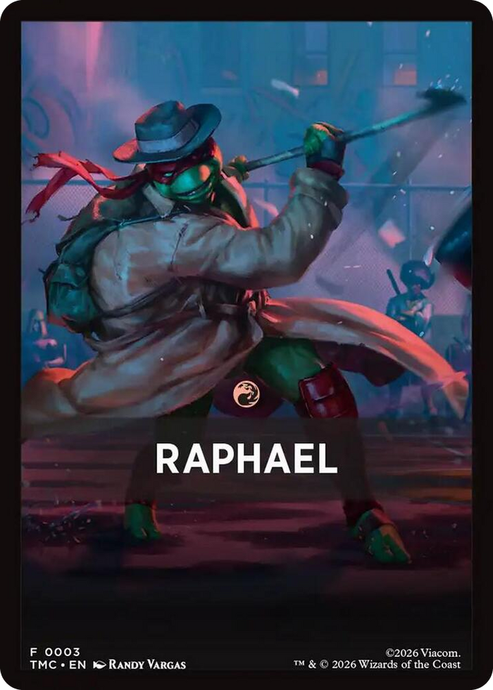 Raphael Theme Card #3 T - Commander: Teenage Mutant Ninja Turtles Pokemon card