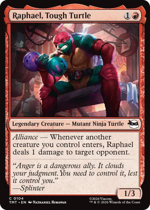 0104 Raphael, Tough Turtle C Teenage Mutant Ninja Turtles