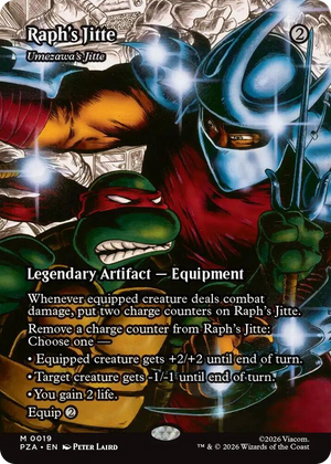 0019 Raph's Jitte - Umezawa's Jitte (Borderless) M Teenage Mutant Ninja Turtles Source Material