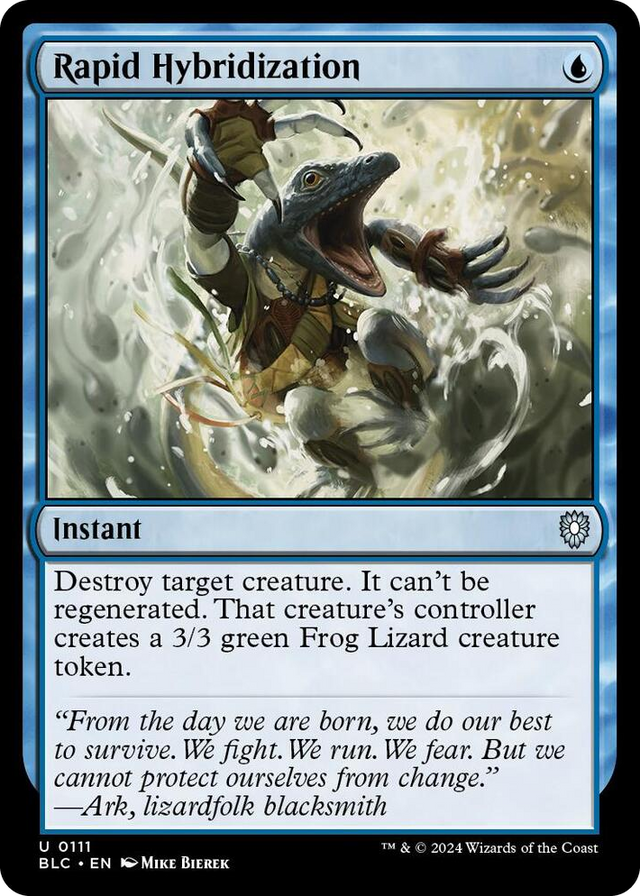 0111 Rapid Hybridization U Commander: Bloomburrow