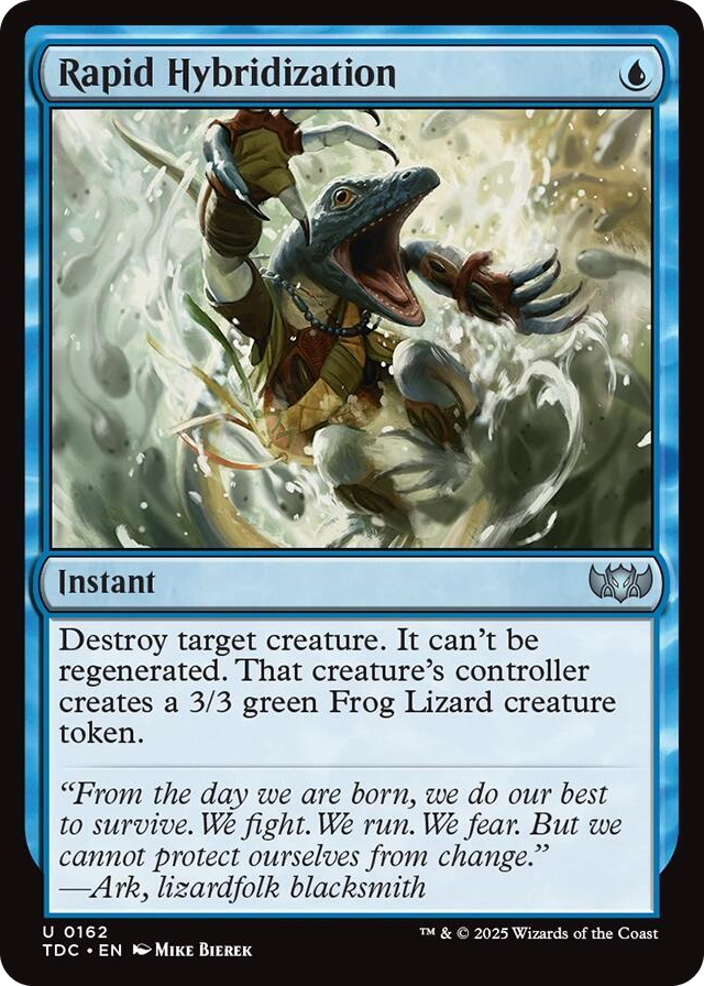 0162 Rapid Hybridization U Commander: Tarkir: Dragonstorm