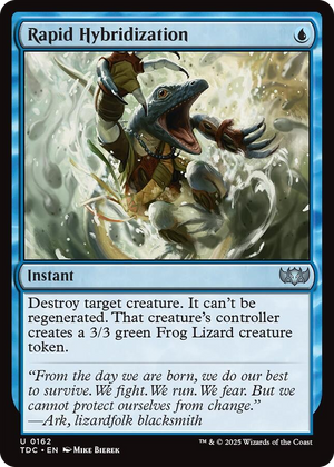 0162 Rapid Hybridization U Commander: Tarkir: Dragonstorm