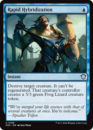 0198 Rapid Hybridization U Commander: Secrets of Strixhaven