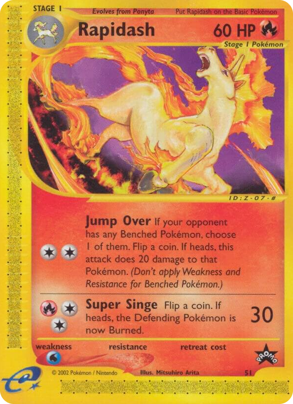 0051 Rapidash (51) Promo WoTC Promo