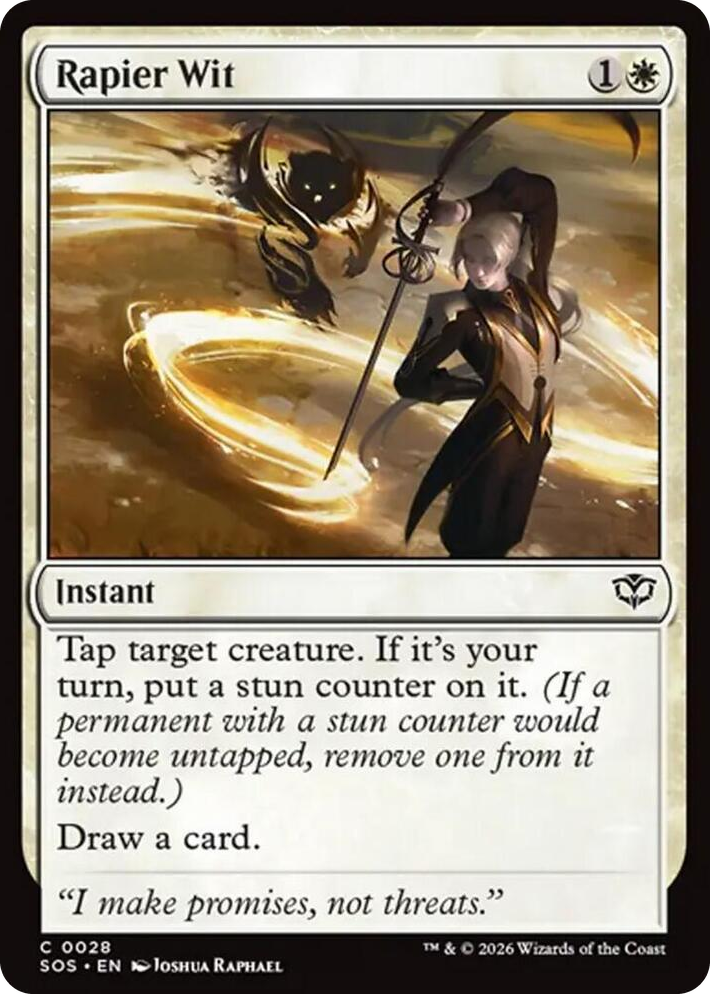 0028 Rapier Wit C Secrets of Strixhaven