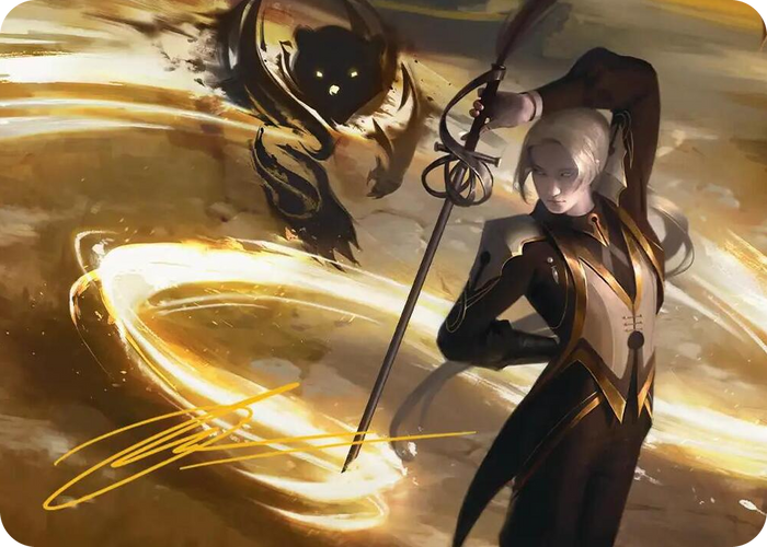 Rapier Wit Art Card (Gold-Stamped Signature) #6 S - Art Series: Secrets of Strixhaven Pokemon card