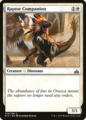 0019 Raptor Companion C Rivals of Ixalan