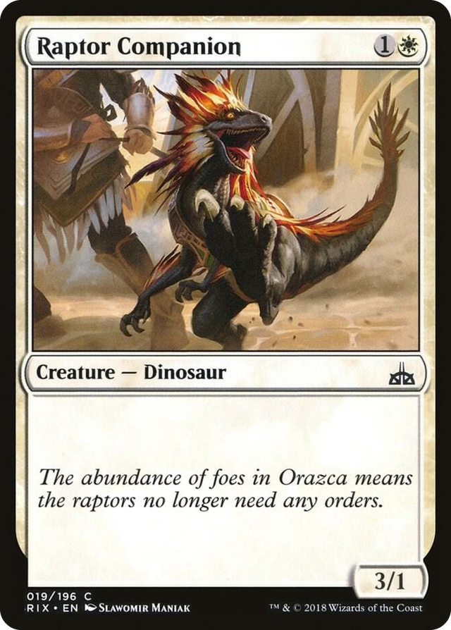 0019 Raptor Companion C Rivals of Ixalan