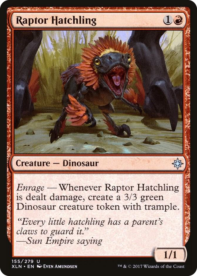 0155 Raptor Hatchling U Ixalan