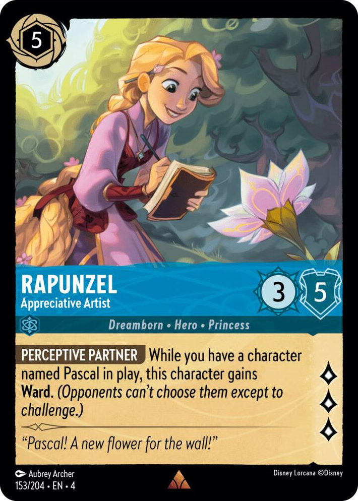 0153 Rapunzel - Appreciative Artist Rare Ursula's Return