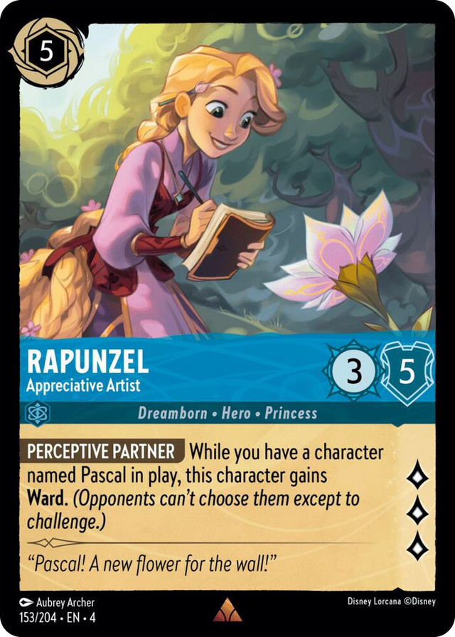 0153 Rapunzel - Appreciative Artist Rare Ursula's Return