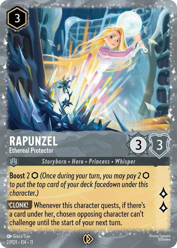 Rapunzel - Ethereal Protector #2 Promo - Disney Lorcana Promo Cards Pokemon card